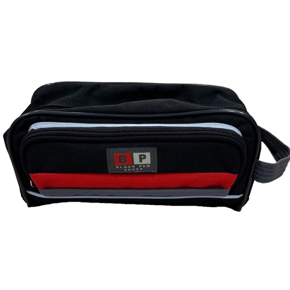 Black Paw Sport Men's Toiletry Case/DOP Kit; 2 Compartments - Picture 5 of 9